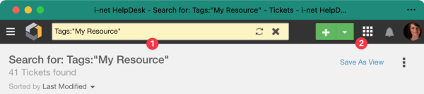 Save search as view