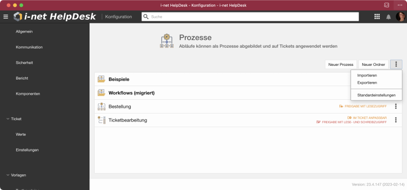 Prozess Übersicht Prozess Übersicht