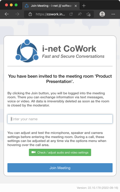 Invitation Dialog