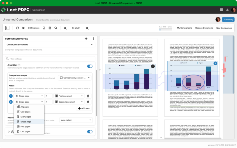 Visual area editor in active editing mode.